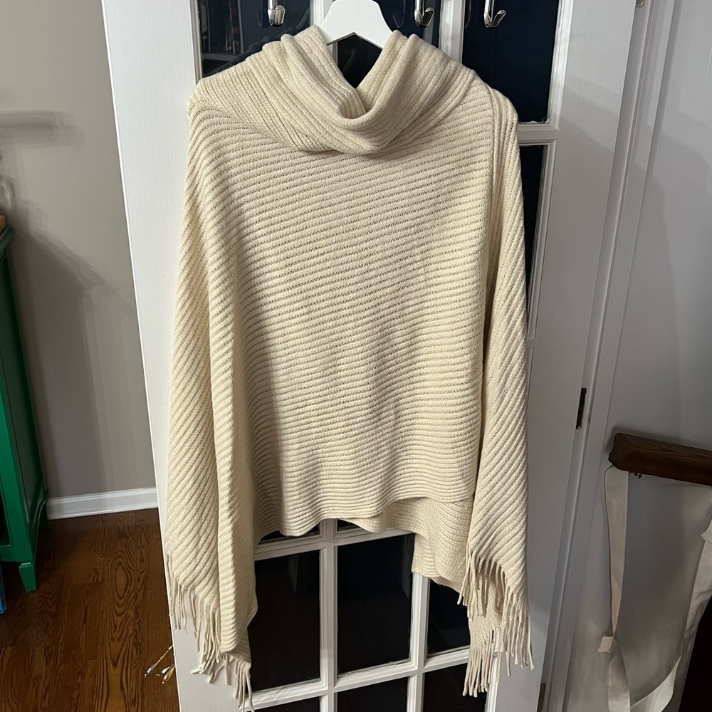 Super Soft Cowl Neck Poncho
